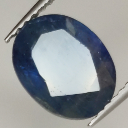 3.80ct Blue Sapphire oval cut 9.9x7.8mm