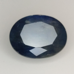 3.80ct Blauer Saphir Ovalschliff 9.9x7.8mm