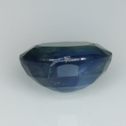 5.20ct Blauer Saphir Ovalschliff 10.8x8.9mm