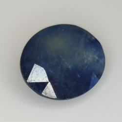 3.73ct Zaffiro blu taglio ovale 10.8x8.7mm