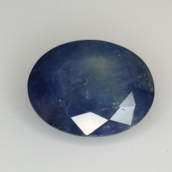 3.73ct Zaffiro blu taglio ovale 10.8x8.7mm