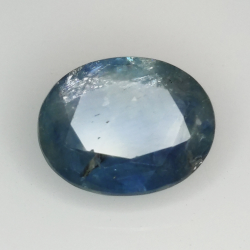 4.27ct Zaffiro blu taglio ovale 10.5x8.6mm