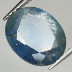 4.27ct Blauer Saphir Ovalschliff 10.5x8.6mm