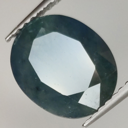 4.37ct Blauer Saphir Ovalschliff 10.7x8.7mm