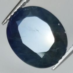 4.56ct Blue Sapphire oval cut 10.9x8.9mm