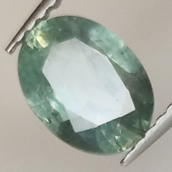 1.92ct Zaffiro blu taglio ovale 8.1x4.0mm