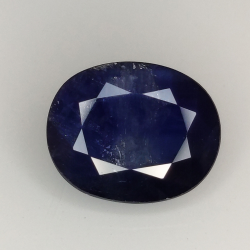 3.58ct Saphir Bleu coupe ovale 9.8x8.0mm