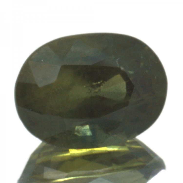 1,66ct. Green Sapphire Oval Cut