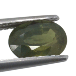 1,66ct. Green Sapphire Oval Cut