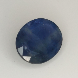 2.77ct Saphir Bleu coupe ovale 9.4x7.4mm