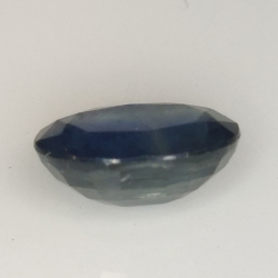 2.77ct Saphir Bleu coupe ovale 9.4x7.4mm