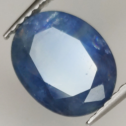 2.77ct Blauer Saphir Ovalschliff 9.4x7.4mm