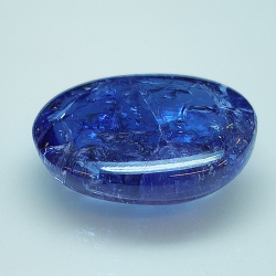 10.42ct Tanzanite cabochon ovale 15.1x11.9mm