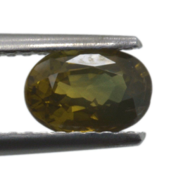 1,09ct. Green Sapphire Oval Cut