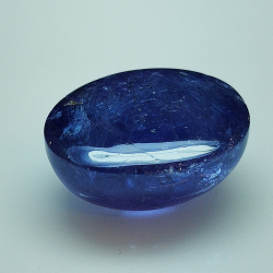 15.11ct Tanzanite cabochon oval 15.9x11.7mm