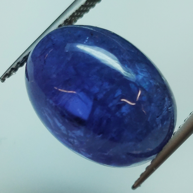 15.11ct Tanzanite cabochon ovale 15.9x11.7mm