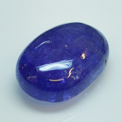 14.05ct Tanzanite cabochon ovale 17.8x12.2mm