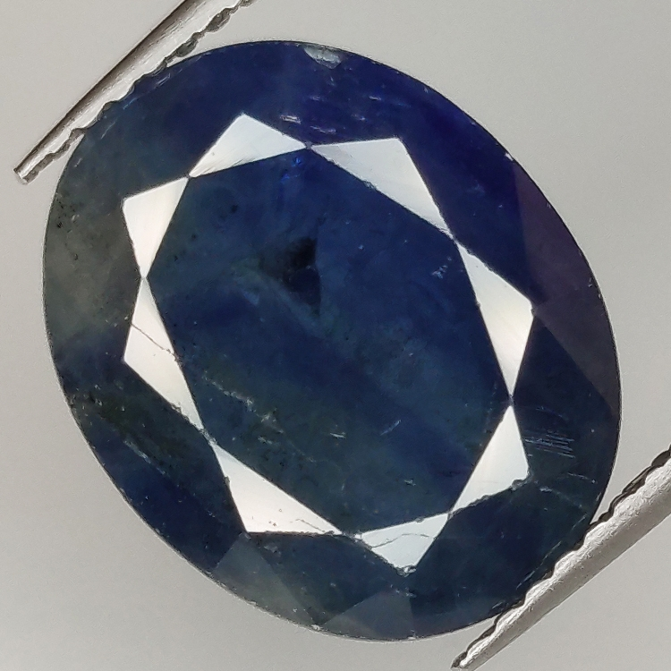 7.30ct Tansanit ovaleschliff 13.2x10.7mm