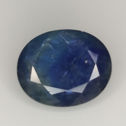 7.32ct Tanzanite taglio ovale 12.7x10.4mm