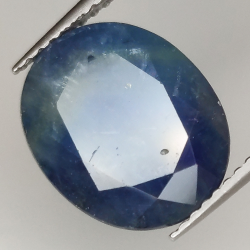 7.32ct Tanzanite taglio ovale 12.7x10.4mm