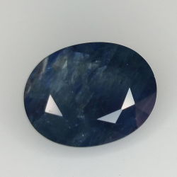 6.90ct Tanzanita talla oval 12.7x10.2mm