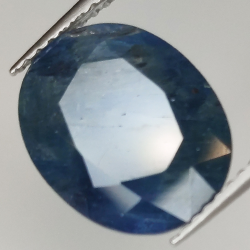 6.90ct Tanzanite coupe ovale 12.7x10.2mm