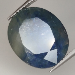 9.49ct Blue Sapphire oval cut 13.6x11.3mm