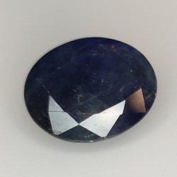 8.58ct Blauer Saphir Ovalschliff 13.0x10.7mm