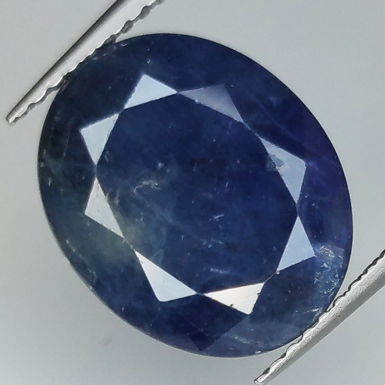 8.58ct Blauer Saphir Ovalschliff 13.0x10.7mm