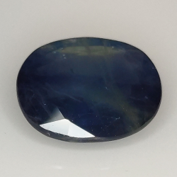 5.46ct Saphir Bleu coupe ovale 12.2x9.8mm