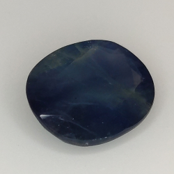 5.46ct Saphir Bleu coupe ovale 12.2x9.8mm