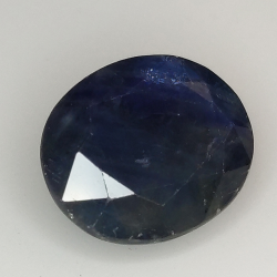 8.42ct Blue Sapphire oval cut 12.9x10.4mm