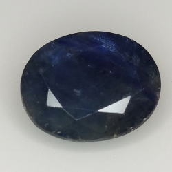 8.42ct Blue Sapphire oval cut 12.9x10.4mm