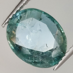 2.25ct Emerald oval cut 9.8x7.9mm