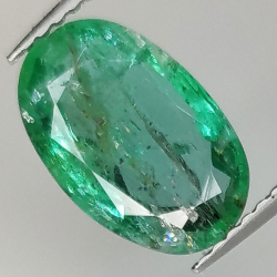 2.34ct Emerald oval cut 11.2x7.3mm