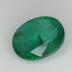 3.06ct Emerald oval cut 10.8x8.9mm