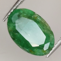 2.07ct Emerald oval cut 11.1x7.4mm