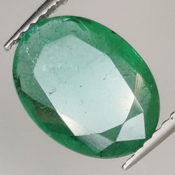 2.49ct Emerald oval cut 11.0x8.1mm