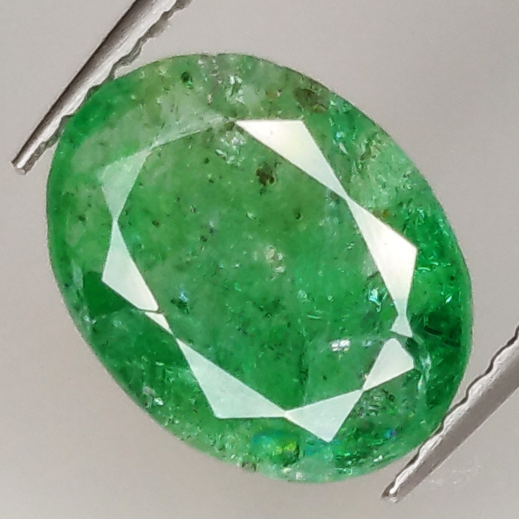 2.08ct Emerald oval cut 10.4x8.1mm