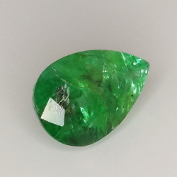 1.32ct Emerald pear cut 9.1x6.1mm