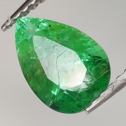 1.32ct Emerald pear cut 9.1x6.1mm