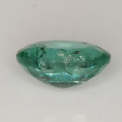 1.08ct Smeraldo taglio ovale 7.7x5.9mm