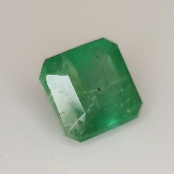 1.80ct Émeraude coupe émeraude 6.8x6.6mm