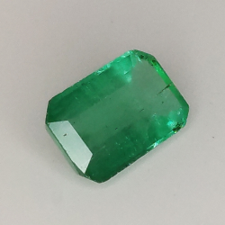 0.64ct Smeraldo taglio smeraldo 6.9x4.6mm