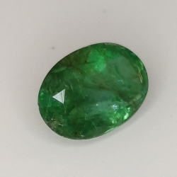 1.64ct Esmeralda talla oval 9.1x6.4mm