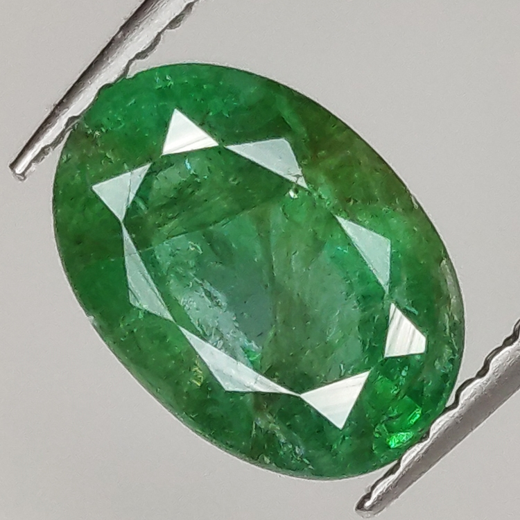 1.64ct Smeraldo taglio ovale 9.1x6.4mm