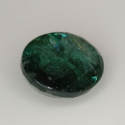 2.49ct Esmeralda talla oval 9.6x7.8mm