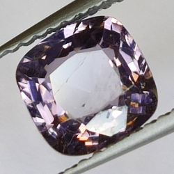 1.54ct Violet Spinel cushion cut 7x7mm