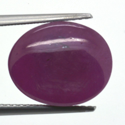 11,92ct.Star Ruby Cabochon Oval Cut