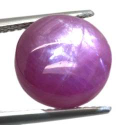 10,52ct.Star Ruby Cabochon Round Cut